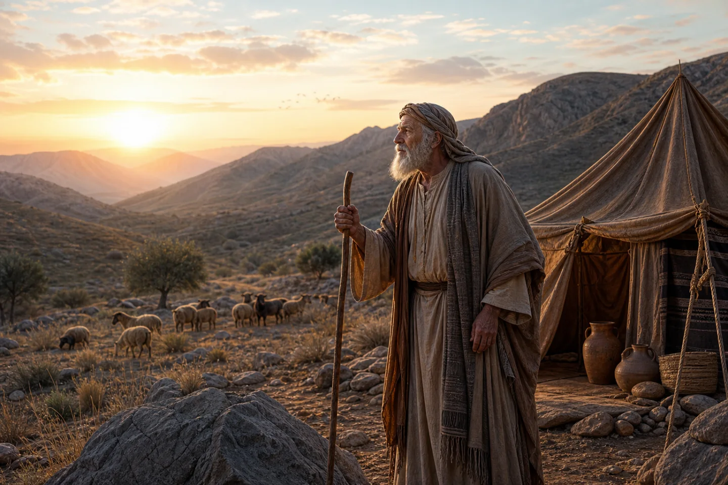 Representación artística de ¿Quién fue Abraham en la Biblia?