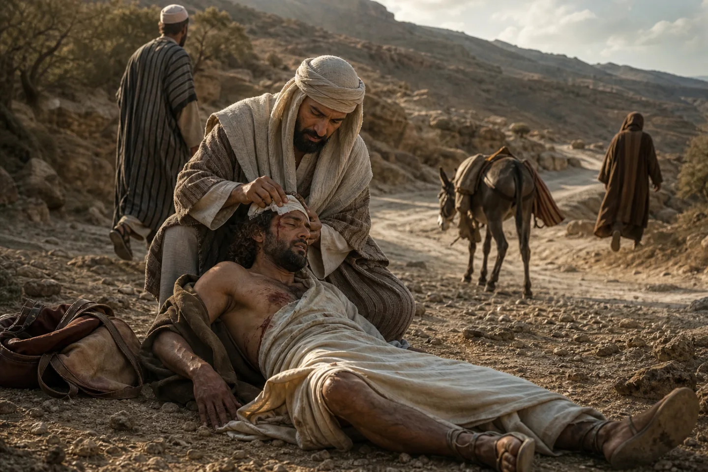 El buen samaritano: quién se hizo prójimo del herido